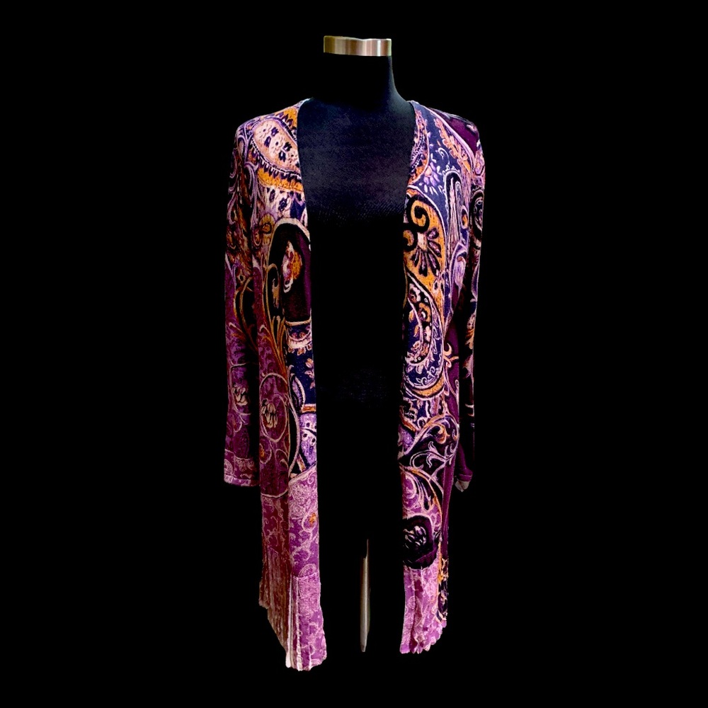 Chico’s Cardigan.  Dress up a tank top or short sleeve tee with this classy top.